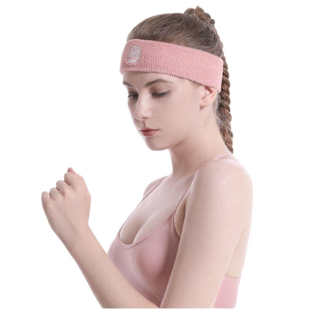 Absorb Sweat Tennis Headband Female Sports Sweat Wristband Towel Sweat Bands Fitness