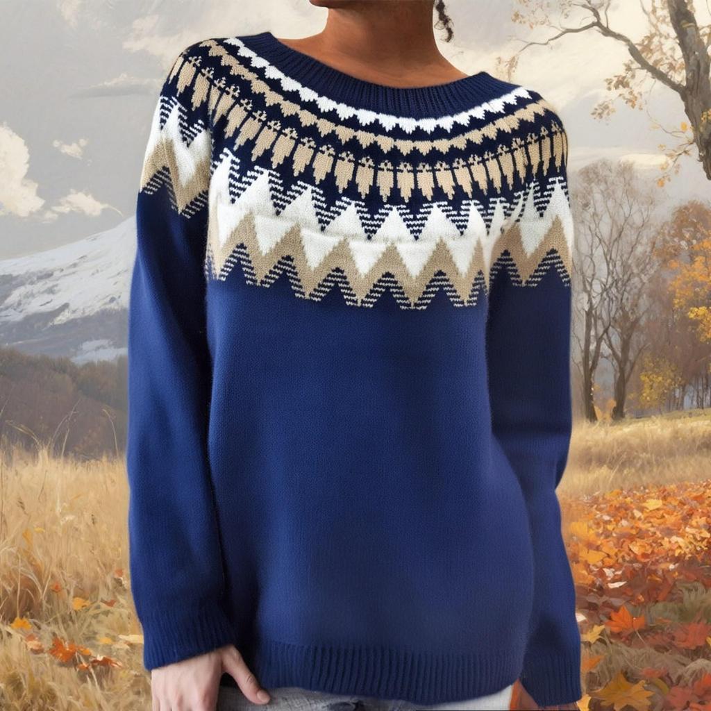 Женский модный свитер, круглый вырез, свободный пуловер, трикотажный свитер с длинными рукавами