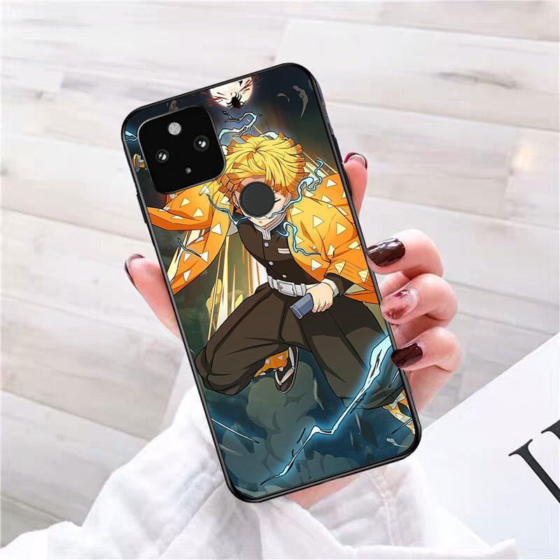 Чехол для телефона Demon Slayer Agatsuma Zenitsu Anime для Google Pixel 7 Pro 7 6A 6 Pro 5A 4A 3A Pixel 4 XL Pixel 5 6 4 3 XL 3A XL 2 XL