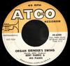 7-дюймовая пластинка BENT FABRIC - Organ Grinder's Swing 456304 ATCO 1964 US Джаз Б/У