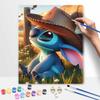 Disney Ковбойский стежок анимация цифровая масляная живопись DIY ручная роспись раскраска домашний декор художественные принадлежности поделки настенный декор набор