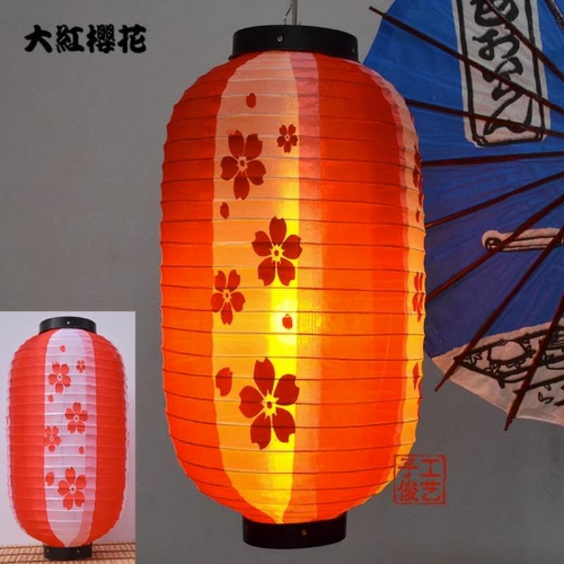 25x48cm Japanese Style Hanging Lanterns Waterproof Cloth Pub House Sushi Restaurant Decor Sign Home Festival Decoration Lantern