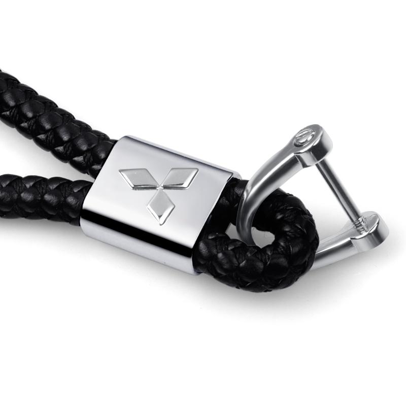 Car Key Chain Key Ring Key Lanyard Keychain Car Emblem For Mitsubishi Lancer EX EVO GTS ASX V3 V5 Auto Parts Accessories