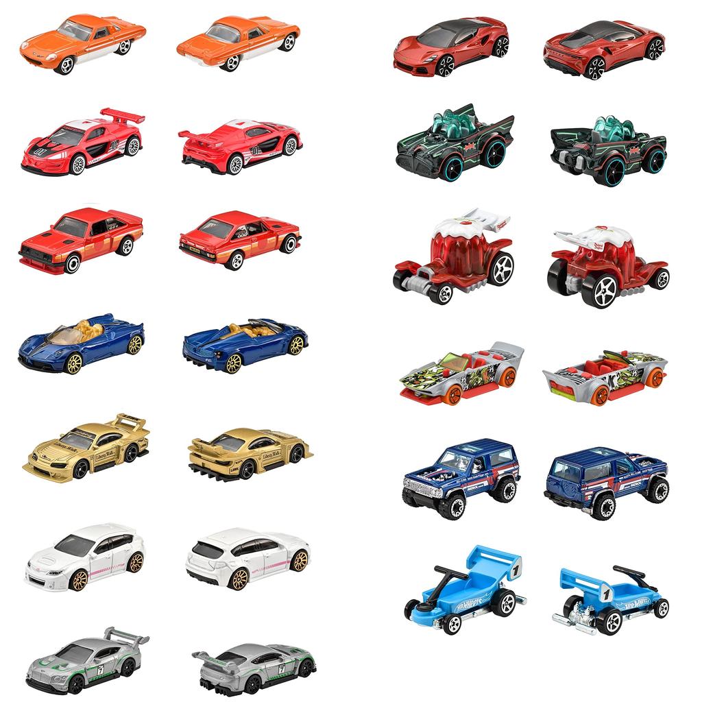 Hot Wheels Basic Car Assortment мини-машины, проданные в годах и [36 коробок] [3 вверх] 98KF-C4982