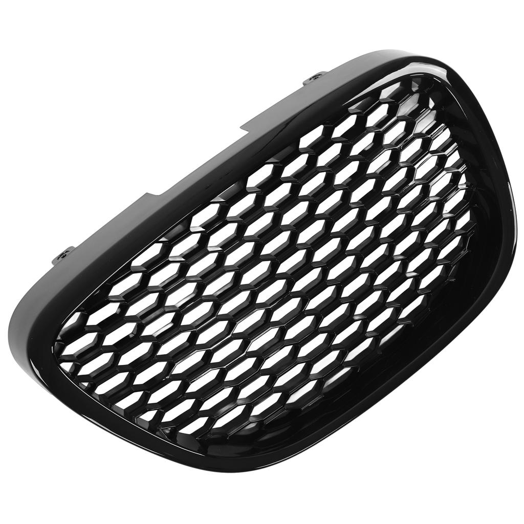 Front Grille 1133007 Glossy Black Heatproof Bumper Mesh Grill Replacement for Seat Leon Altea Toledo