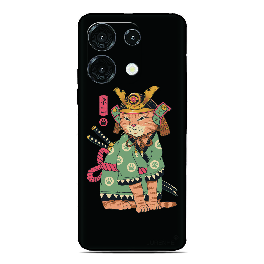 Samurai Mask Phone Case For Oukitel C69 C3 C2 C68 C62 C61 C57s C57 C58 P1 C1 Pro C59 C53 C51 C50 C38 C36 C35 C21 WP50 Cover