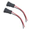 2Pcs Socket Wires Male Adapter Headlight Copper Wiring Harness 12V for H11 H8 880 890 Bulb