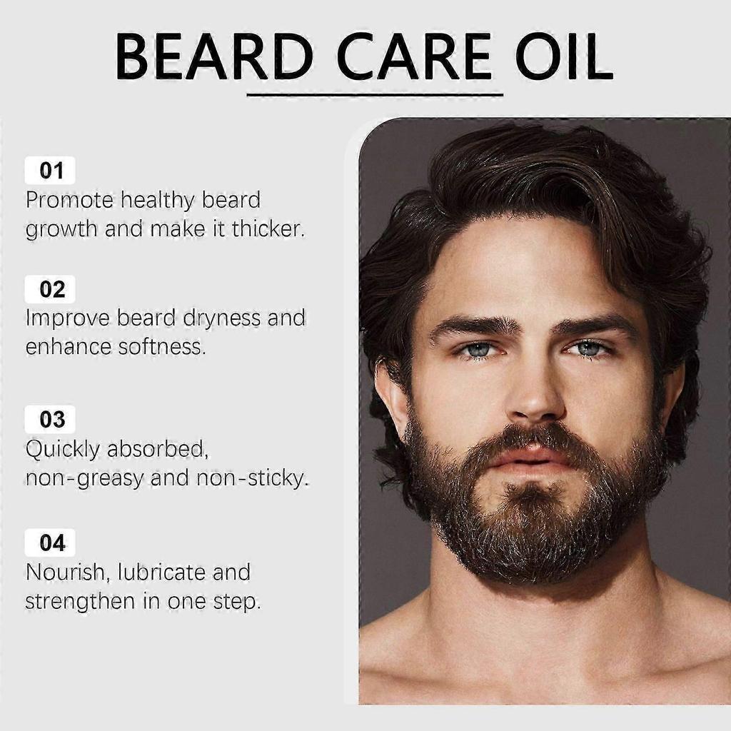 Men's Beard Care Oil - Nourishing , Moisturizing for Soft, Healthy Beards - 30ml