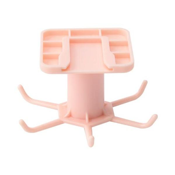 360 Rotation Rotatable Hooks for Kitchen Organizer and Storage Hanging Creative Tableware Bathroom Organizer Self Adhesive Hooks