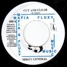 7-дюймовая пластинка MIKEY GENERAL - Cut And Clear NONENONE Mafia And Fluxy Ямайка Регги, Ска и Даб Б/У