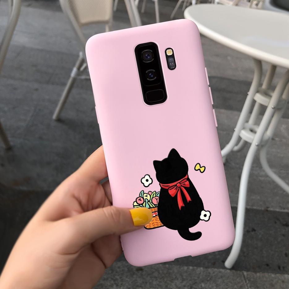Чехол для Samsung Galaxy S9 Plus S9+ G965F Милый Конфетный Расписной Fundas Матовый Чехол для Samsung S9 S9+ S 9 Plus Чехол для Телефона Мягкие Сумки