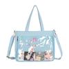 Ita Bag Itaba Tote Bag 2way Clear A4 Clear Bag Shoulder Deco Bag Canvas Bag School Bag School Bag [Wowcarbazole] Womens