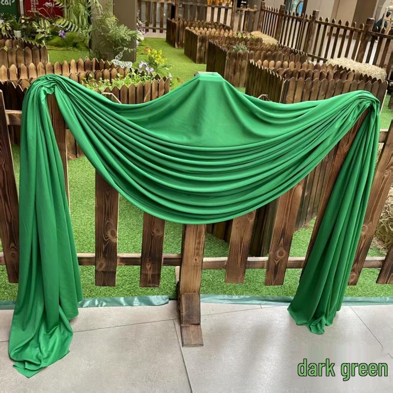 Beige Milk Tea, Champagne, and Avocado Green Wedding Backdrop Decoration - Retro French Style Photography Cloth