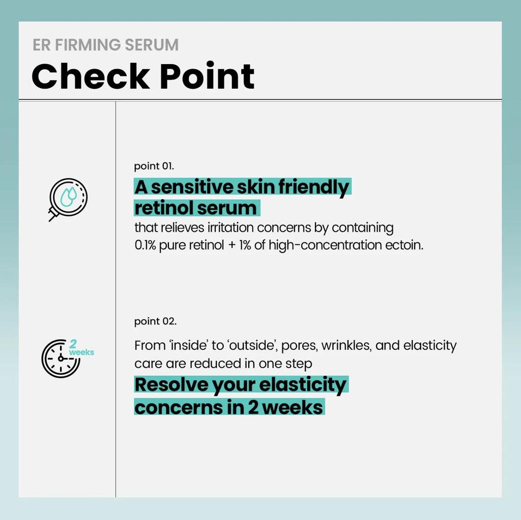 ilso ER Elastoin Retinol Adenosine Serum – Advanced Anti-Aging & Firming Serum (30ml)