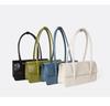 New Female Handbag with Niche Design, Oil Wax Leather Shoulder and Armpit Bag, High-end Texture, Fashionable Handheld Tote Bag