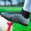 Футбольные бутсы 30-47 Футбольные бутсы УНИСЕКС Высокие резиновые галстуки Высокие эластичные носки Тренировочные искусственные луга Тренировочные футбольные бутсы для занятий спортом на открытом воздухе