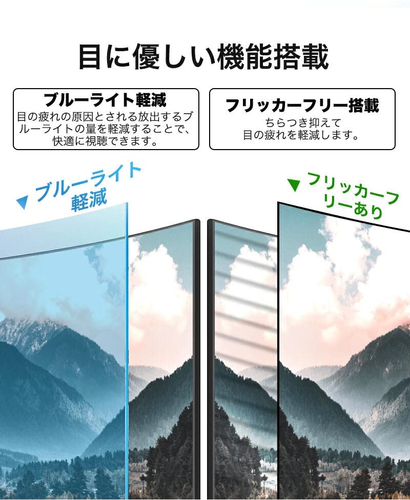 Монитор 32-дюймовый изогнутый динамик Коэффициент кривизны 3000R Full HD Ультратонкая панель MVA Большой экран Совместимость с HDMI Совместимость с VGA 75 Гц Отклик 1 мс