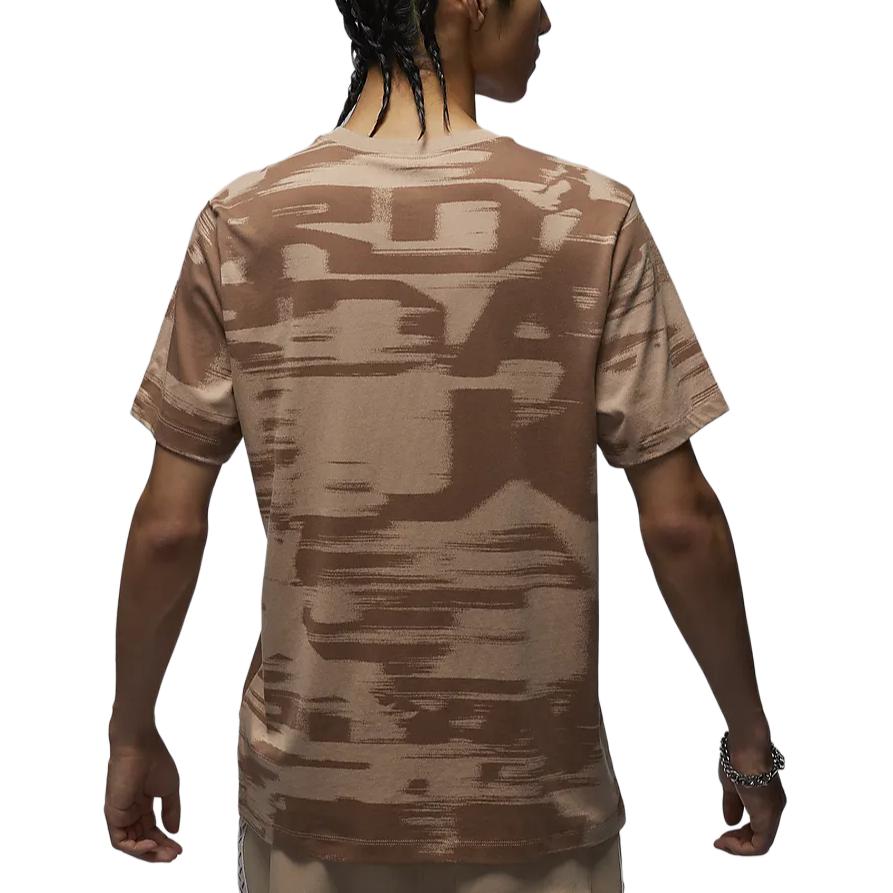 Jordan X MVP Printed Pullover Crew Neck Удобная мягкая футболка с коротким рукавом Мужские топы из льна FZ1918200