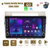 2 Din Android автомобильный радиоприемник мультимедийный видеоплеер для Toyota Corolla Verso 2004-2009 с кнопкой Carplay WiFi 2 + 32 ГБ