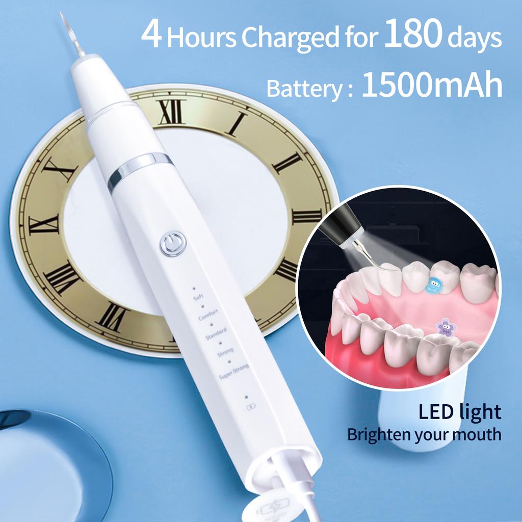 Электрический dental scaler Ультразвуковой очиститель зубов Бытовой удалитель зубного камня Отбеливание зубов Инструменты для чистки полости рта