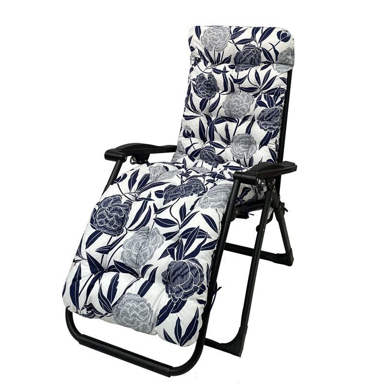 Подушка Мягкая палуба Длинная скамья для отдыха Кресло-шезлонг Подушка для отдыха на открытом воздухе Водонепроницаемый шезлонг Подушка для садового кресла