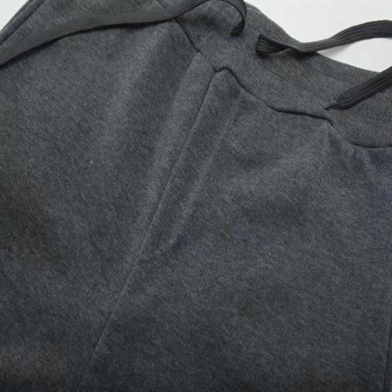 Мужские спортивные штаны средней посадки с эластичным поясом, регулируемым шнурком, карманами, однотонные, повседневные