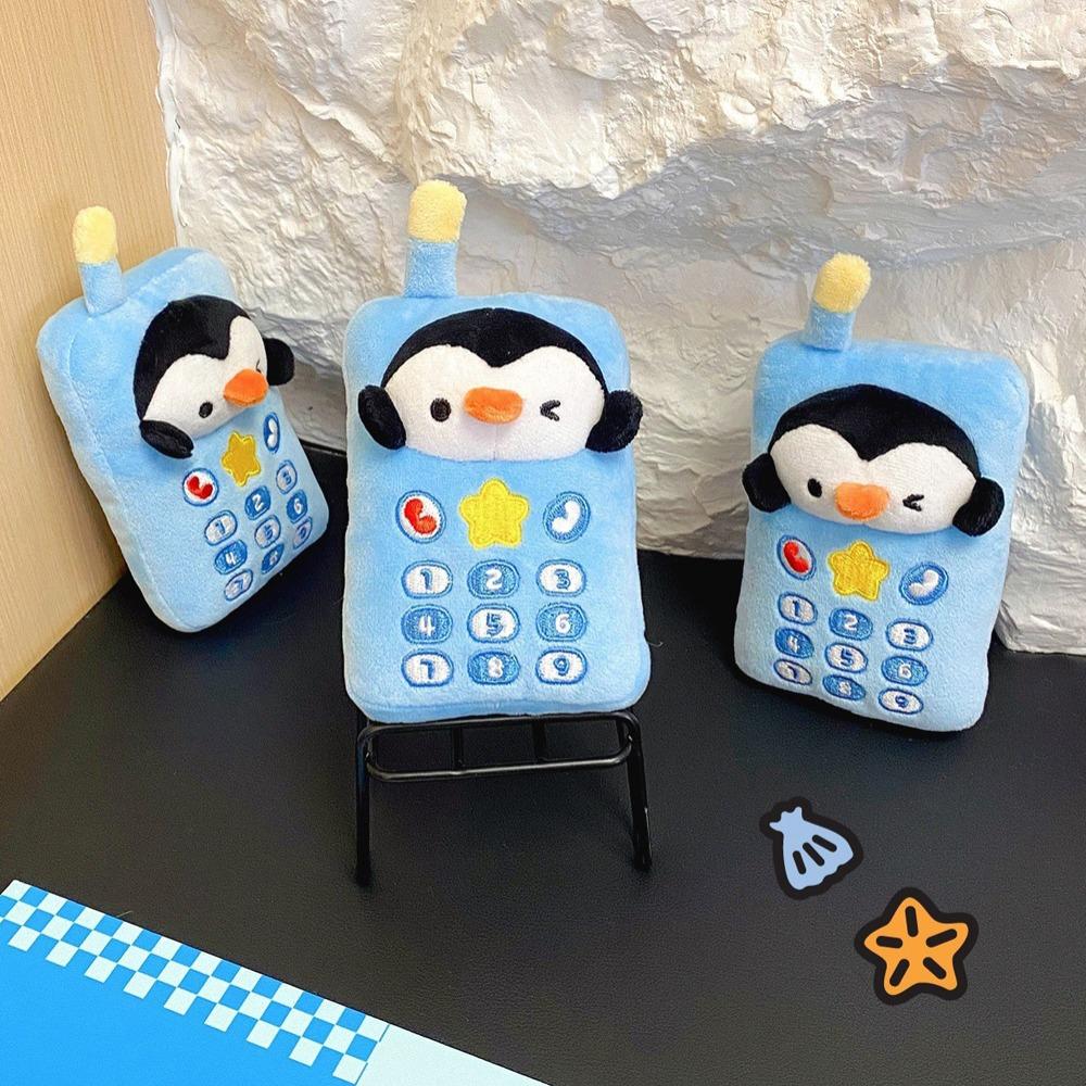 Забавный брелок-пингвин для телефона Мультяшная мягкая игрушка пингвин Рождественский подарок