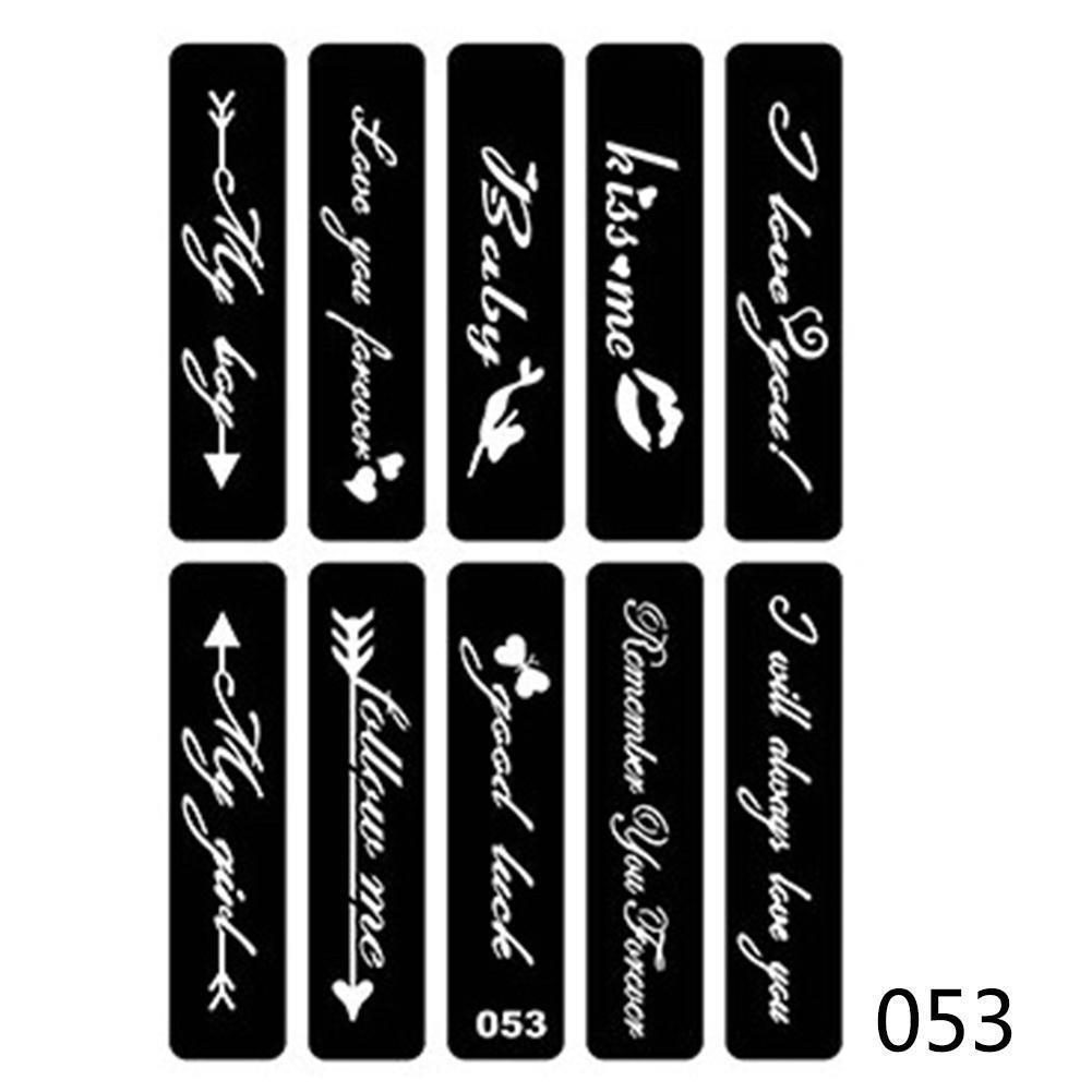 40 стилей, маленькие трафареты для татуировок с аэрографом для женщин и детей, шаблон для рисования, трафарет для татуировки хной для рисования, блестящие татуировки