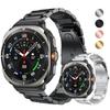 Ремешок-браслет для смарт-часов Samsung Galaxy Watch Ultra 47 мм, из нержавеющей стали, для Galaxy Watch 7, металлический браслет