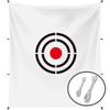 Golf Net Golf Target 1.5x1.8m Replacement Golf Target Practice Equipment White Outdoor Velvet