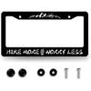 Vintage American Flag License Plate Frame Patriotic USA Flag License Plate Personalise Stainless Steel Auto Parts Funny License Plate Decoration With