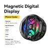 Магнитный задний зажим Essager, 2-в-1, охладитель для телефона с RGB-подсветкой, HD-дисплей, быстрое охлаждение, 3 уровня регулировки, вентилятор для игр