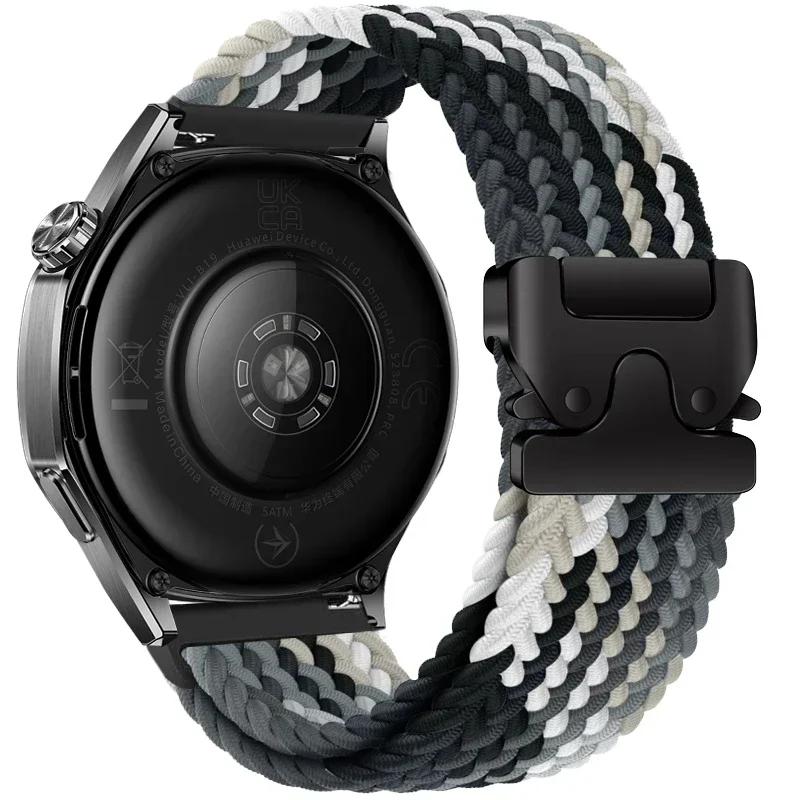 Плетеный браслет Solo Loop Для Huawei Watch GT5/4/3Pro 46 мм 4/3 Pro Huawei Ultimate Band Для Amazfit Balance GTR 4/3/2 47 мм