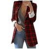 Women's Fashion Lapel Printed Jacket Temperament Casual Suit Jacket