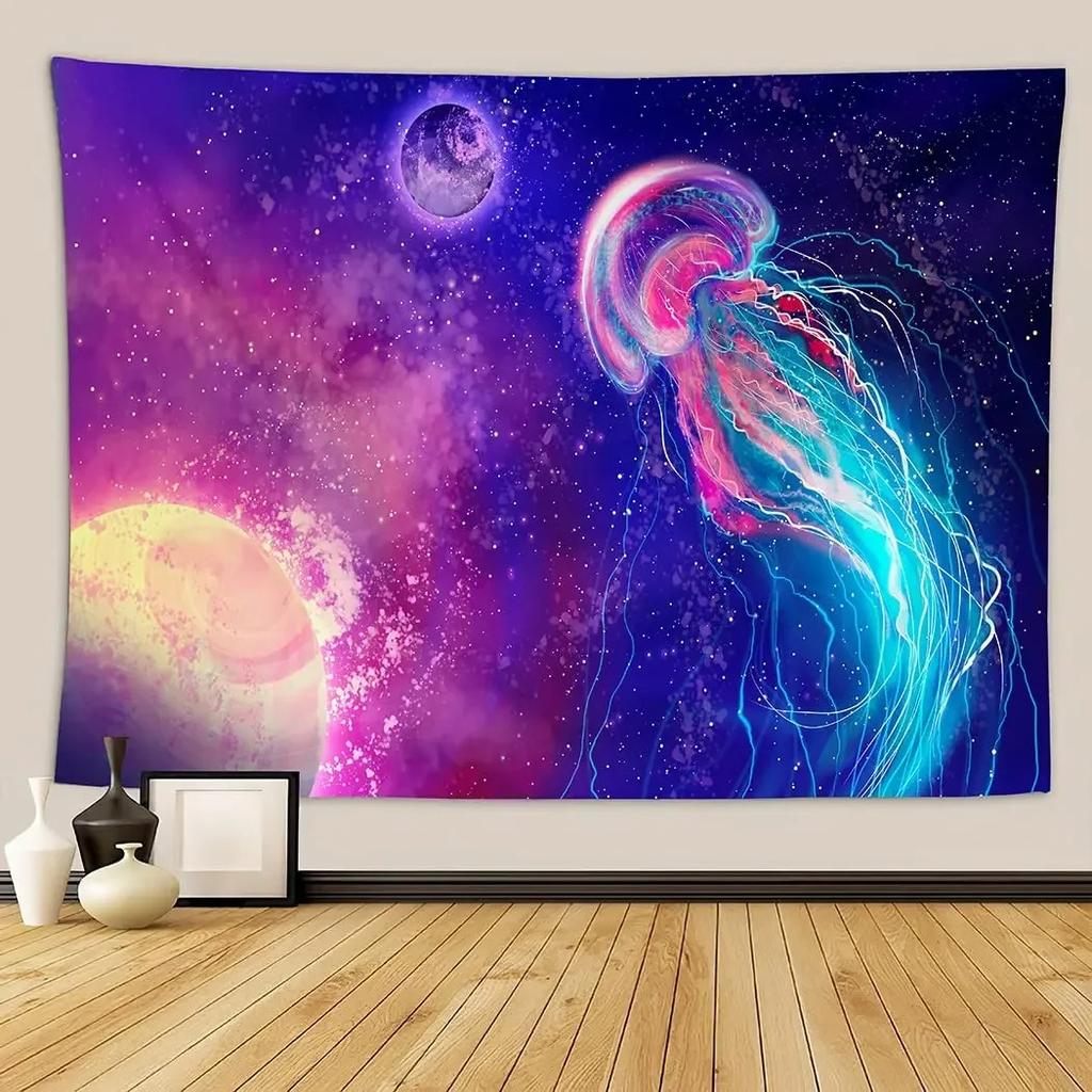 Фантазийный гобелен с изображением медузы, украшение для офиса, гостиной, настенный гобелен для дома