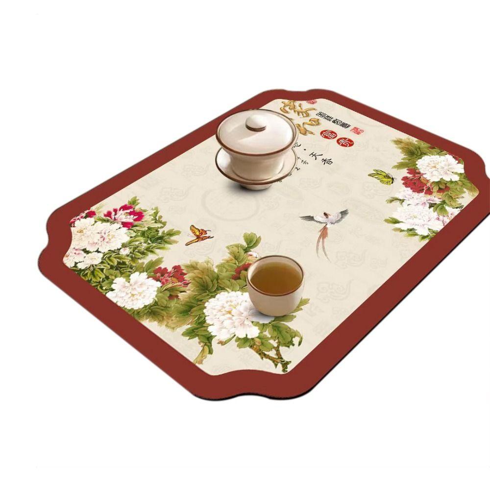 Термостойкий нескользящий быстросохнущий коврик для сушки посуды коврик для сушки посуды с диатомовой грязью впитывающая подкладка для посуды ARI