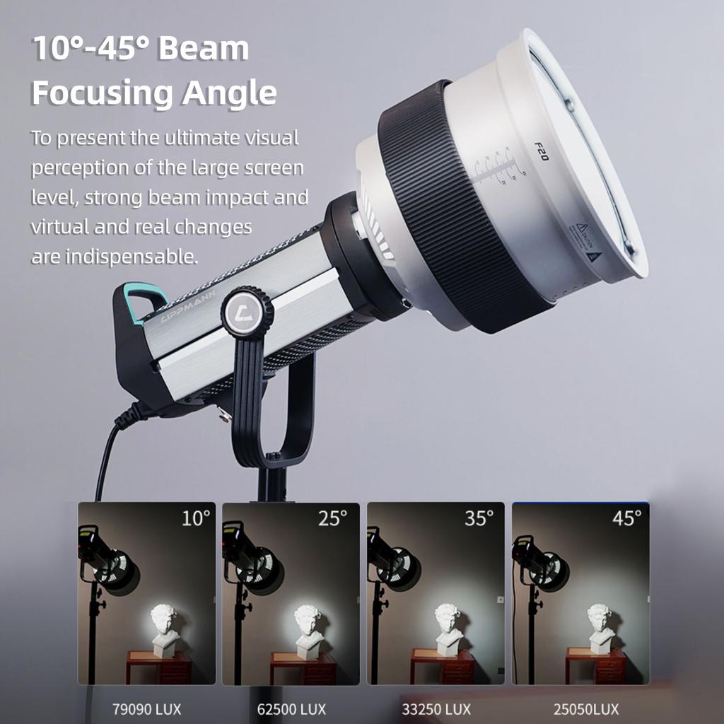 Линза Френеля для крепления Bowens 10 градусов 45 градусов Оптическая фокусировка в 10 раз ярче со съемными 4-лепестковыми шторками