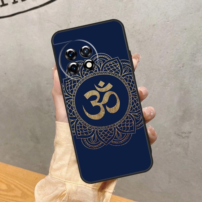 Aum Om Namaste Symbol Zen Yoga Case For OnePlus 15 15R 12 12R 13T 13R 13 11 10 10R 10T 8T Nord 5 CE 2 3 4 Lite N20 N30 Cover