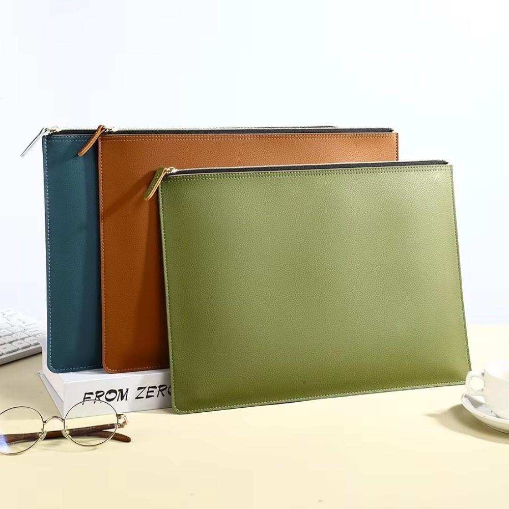 A4 Business Briefcase with Zipper Document Bag 2025 Tablet Bag Professional Use