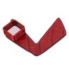 Billiard Chalk Holder Clip Magnetic Portable Single Section Pool Cue Chalk Case with Belt Clip for Pool Hall Red