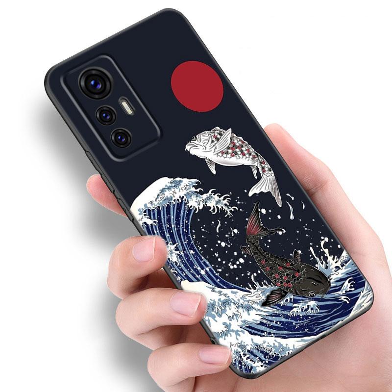 Чехол для телефона Japan Wave Anime Dragon для Xiaomi Mi A2 8 9 SE Note 10 10T 11 12 Lite 9T 11T 12S 12T Pro A3 6X 12X TPU черный чехол