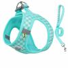 and Leash Set, Printed Chest and Back Design, Breathable Soft Pet Vest for Walking and Outdoor Use