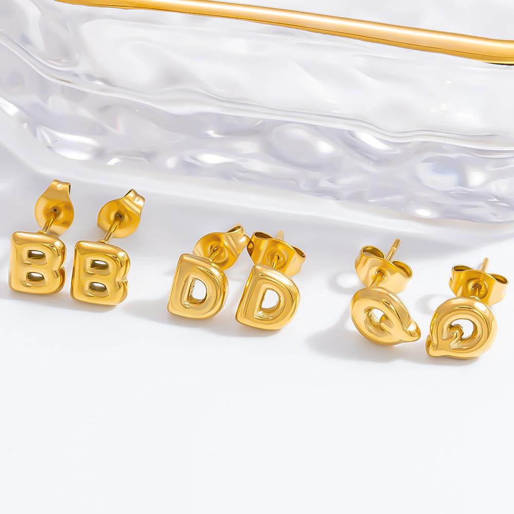 Earrings Electroplated 18k Gold Earrings, Light Luxury, Non-fading, High-end Women's Autumn and Winter Earrings and Studs