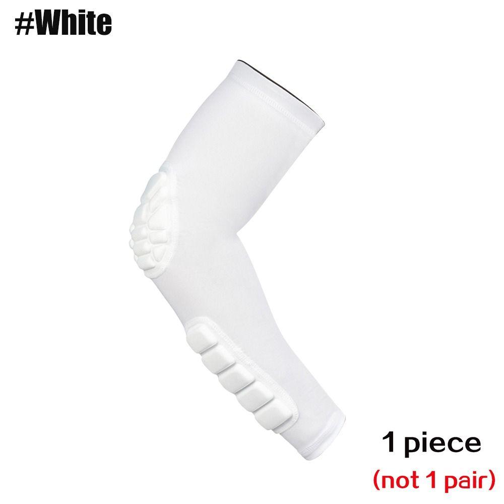 Durable Spandex Elbow Pads Elastic Black White Red Arm Sleeve Breathable Elbow Brace Unisex