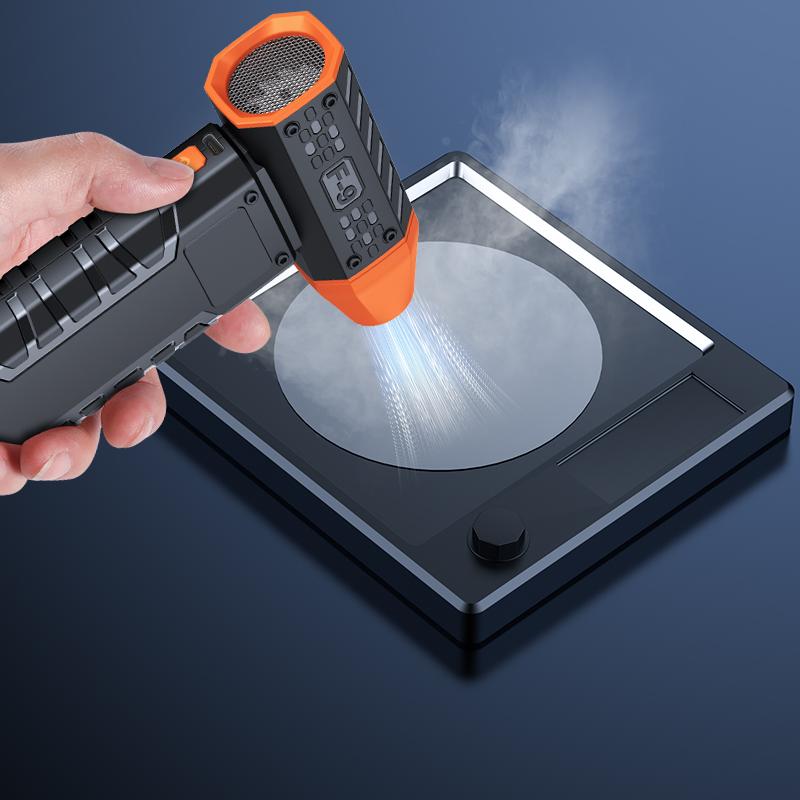 Турбореактивный вентилятор 160000 об/мин Электрический воздуходув со светодиодным дисплеем Пылесос 52 м/с Скорость ветра Бесщеточный двигатель Мощный вентилятор