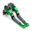 Adjustable Folding CNC Aluminum Brake Clutch Levers Kawasaki Ninja 650 ER-6F ER-6N Motorcycles