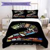 1PC Friends Theme Bedding Quilt Set Quilt Cover Pillowcase Home Decoration Birthday Gift (1 * duvet cover + 2 * pillowcase, without core)A1