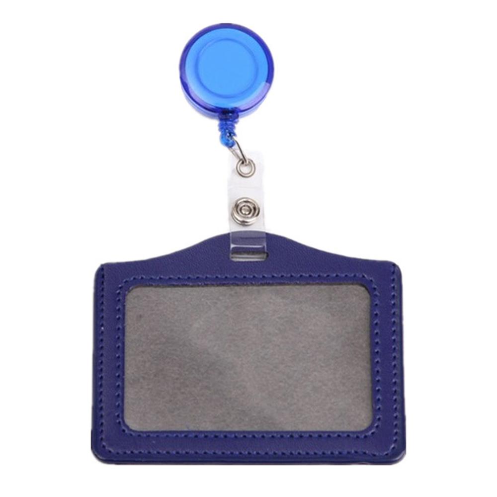 Держатель для карт с зажимом из искусственной кожи, выдвижные катушки для бейджей, держатель для именных карт, держатель для удостоверения личности, держатель для бейджа медсестры, врача