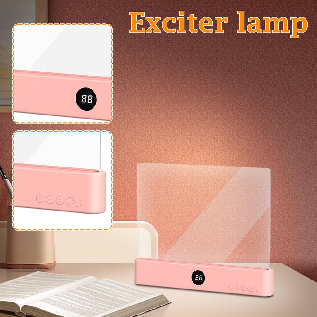 LED Flat Panel Reading Light, Rechargeable Reading Light, Portable Student Night Light For Dormitories And Bedrooms With Stepless Dimming.