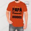 T Shirt for Men If Dad Can't Fix It We're Screwed Retro Spanish Father Papa Gift Men Motorcycle Clothing Casual Fashion T-shirt